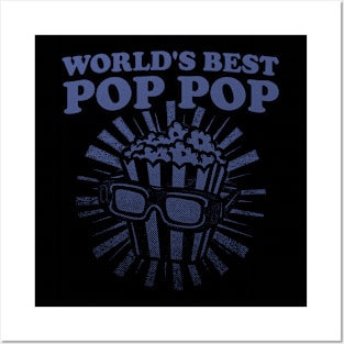 Pop Pop Shirt, Grandpa Shirt, Funny Papa Shirt, Gift For Grandpa, Fathers Day, Funny Shirt For Grandpa, World's Best Pop Pop, Popcorn Posters and Art